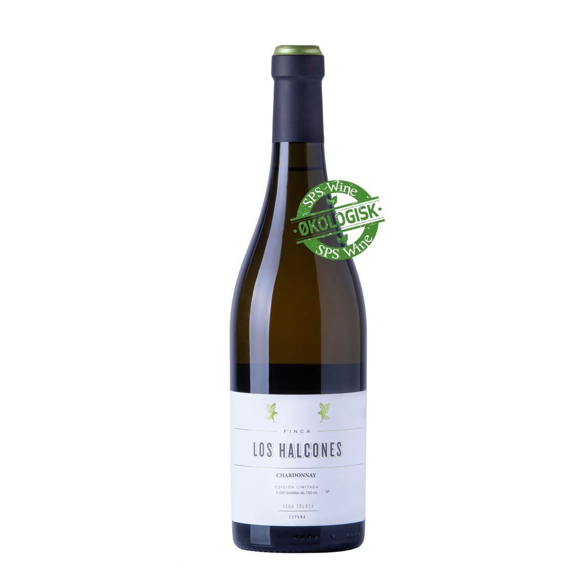 Vega Tolosa Finca Los Halcones Chardonnay Barrica, vegansk og økologisk hvidvin, Manchuela, Spanien