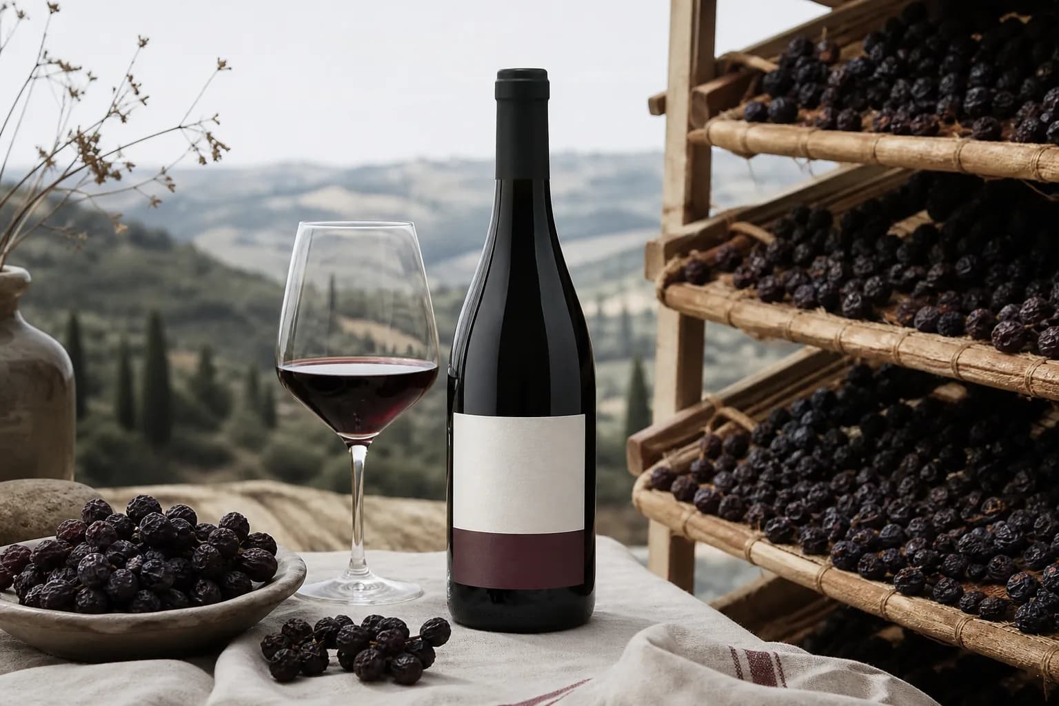 Amarone på tilbud: detaljer der adskiller variant, størrelse og årgang