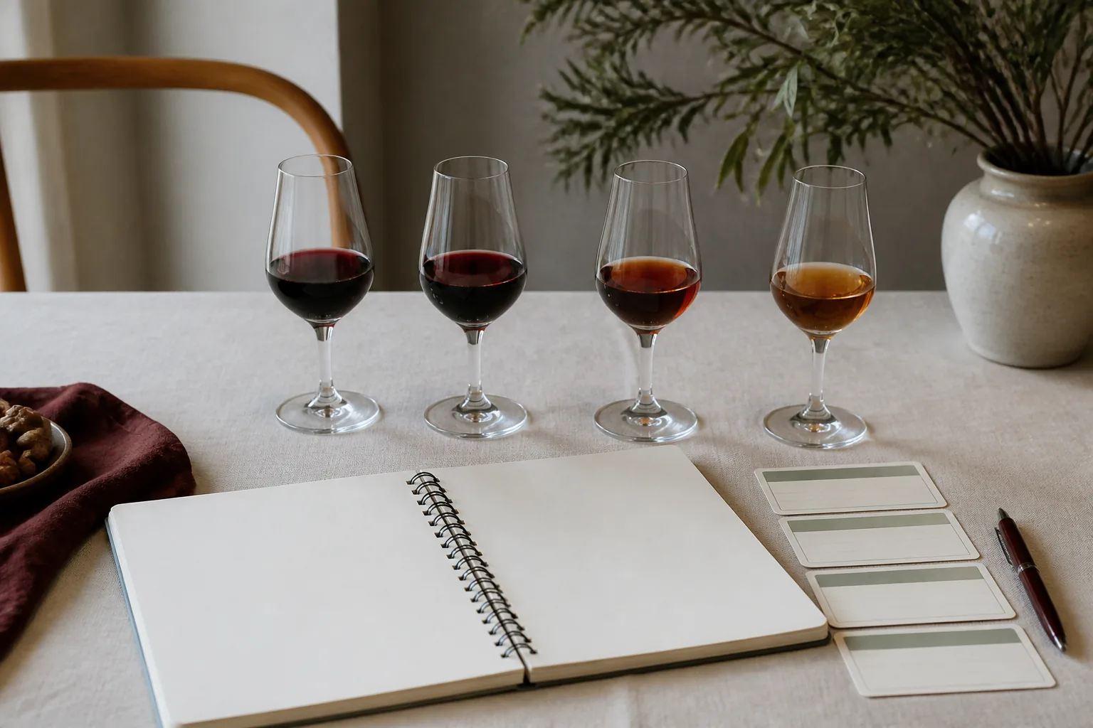 bedste portvin: method notebook
