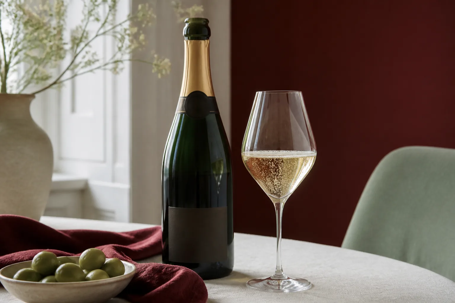 champagne på tilbud: hero shopping context