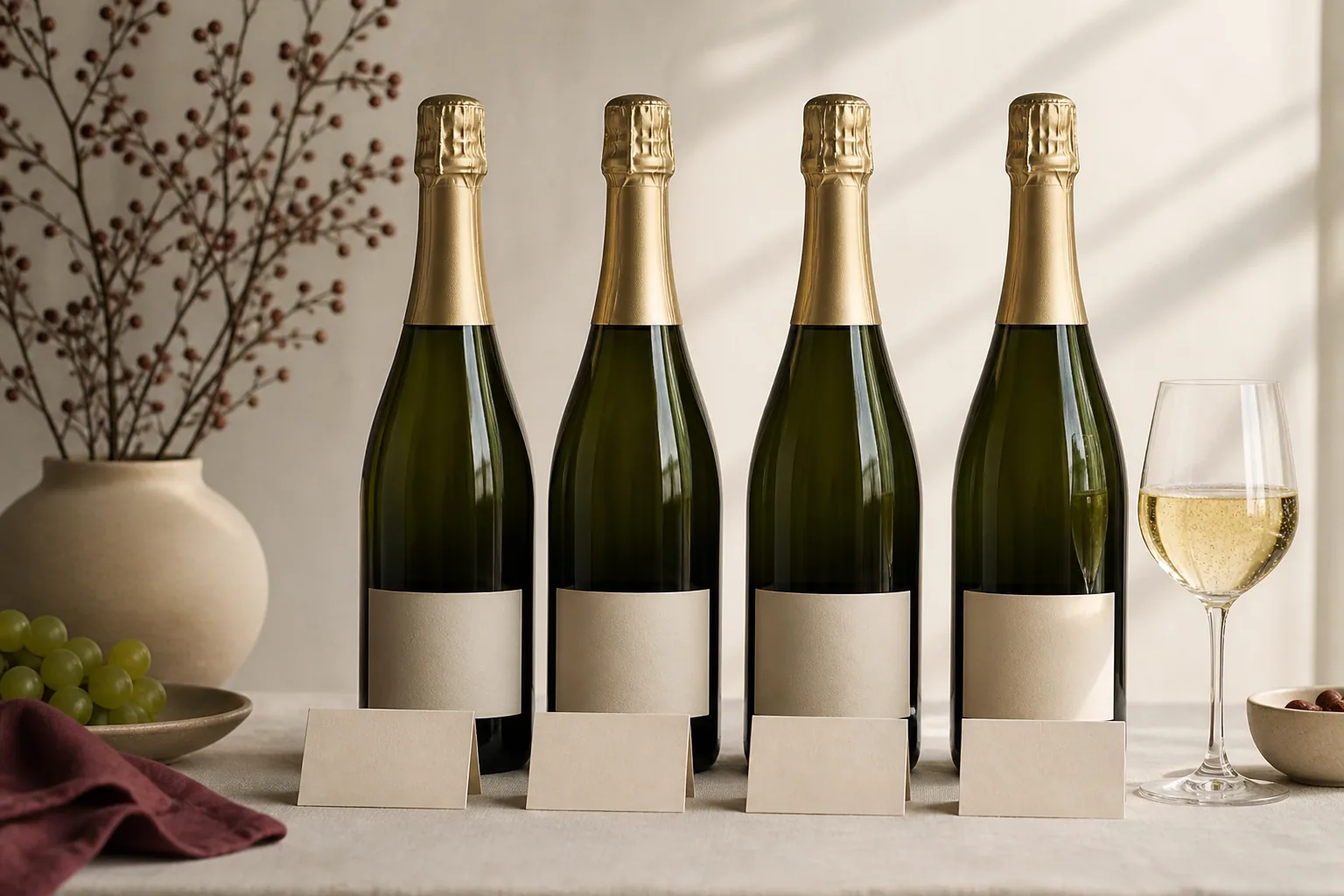 Champagne på tilbud: sammenligning af varepris, fragt og samlet pris