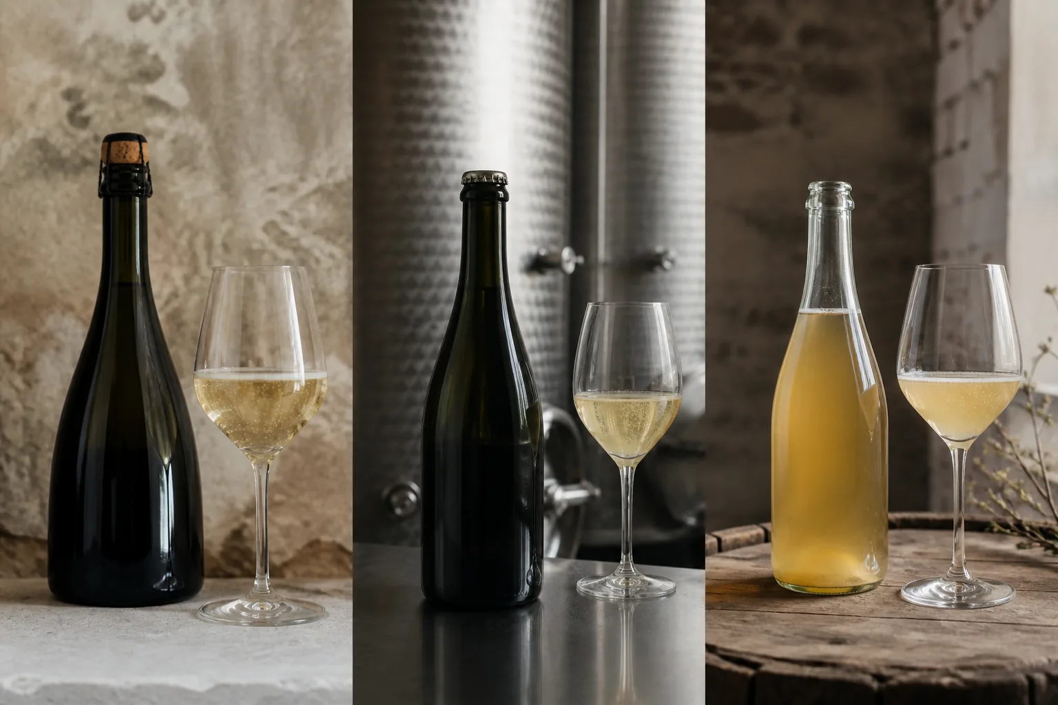 Mousserende vin: centrale trin i vinens fremstilling
