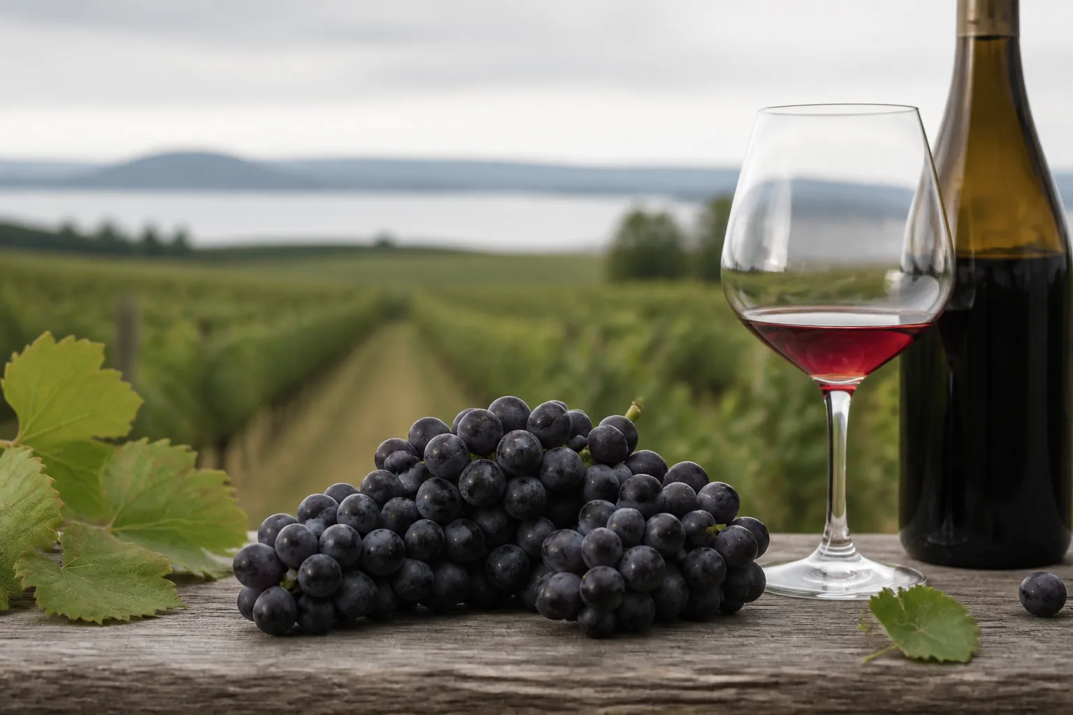 pinot noir: hero grape cluster