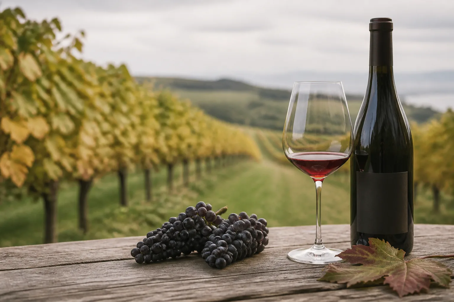 Pinot noir: vinmark i et klima hvor druen dyrkes