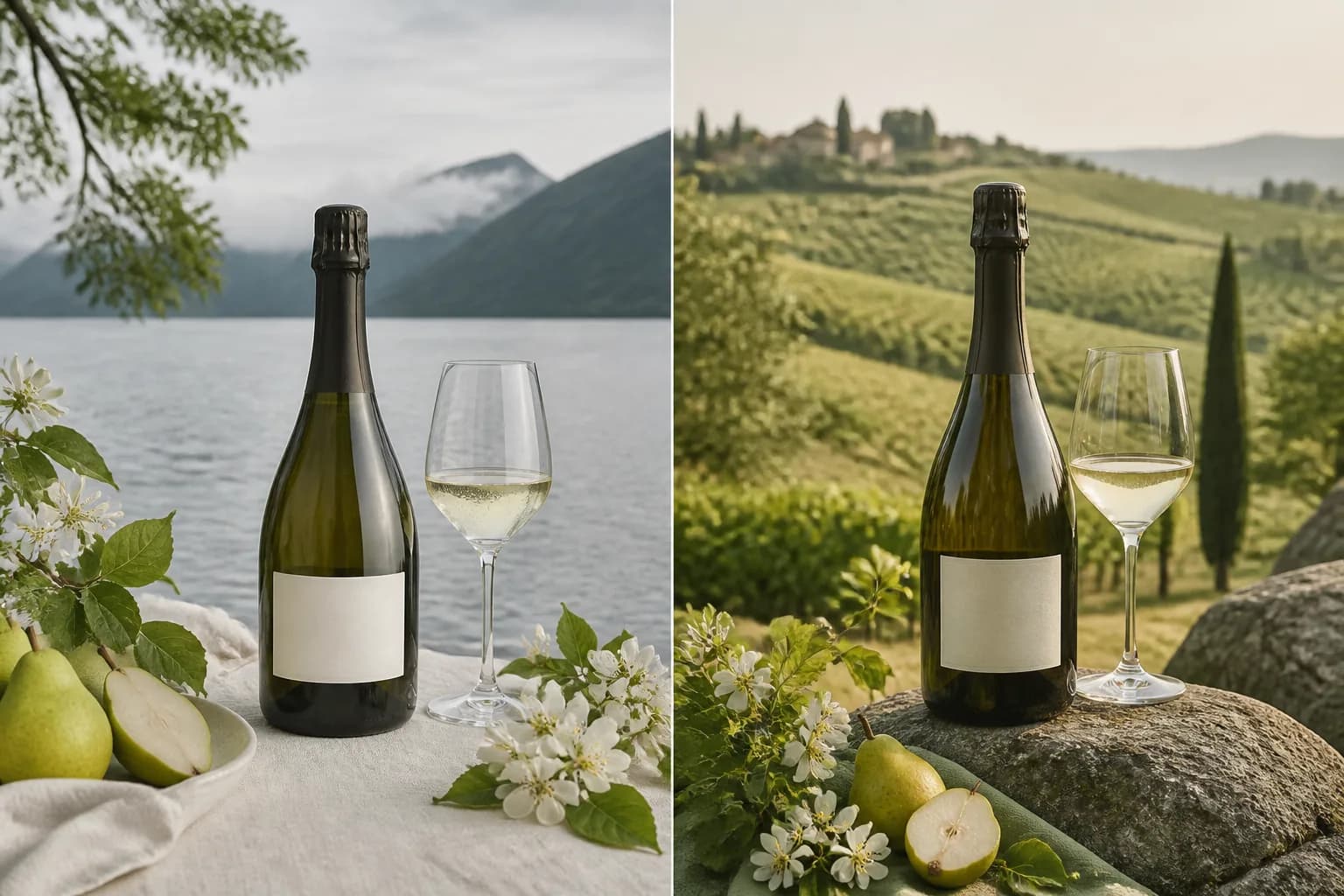 Prosecco på tilbud: detaljer der adskiller variant, størrelse og årgang