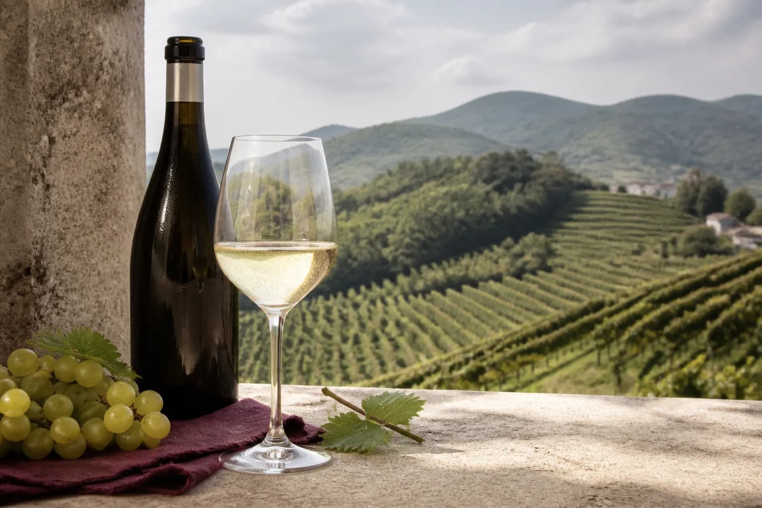 Prosecco: druer og landskab fra vinens oprindelse