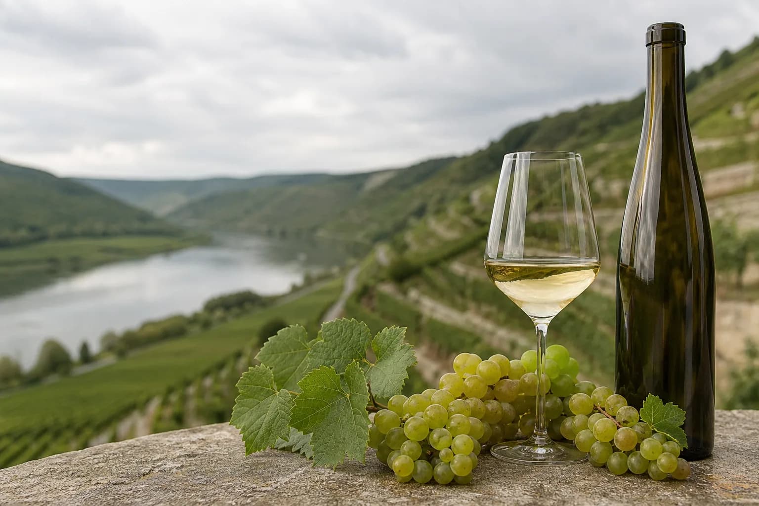 Riesling: vinens typiske farve og struktur i glasset