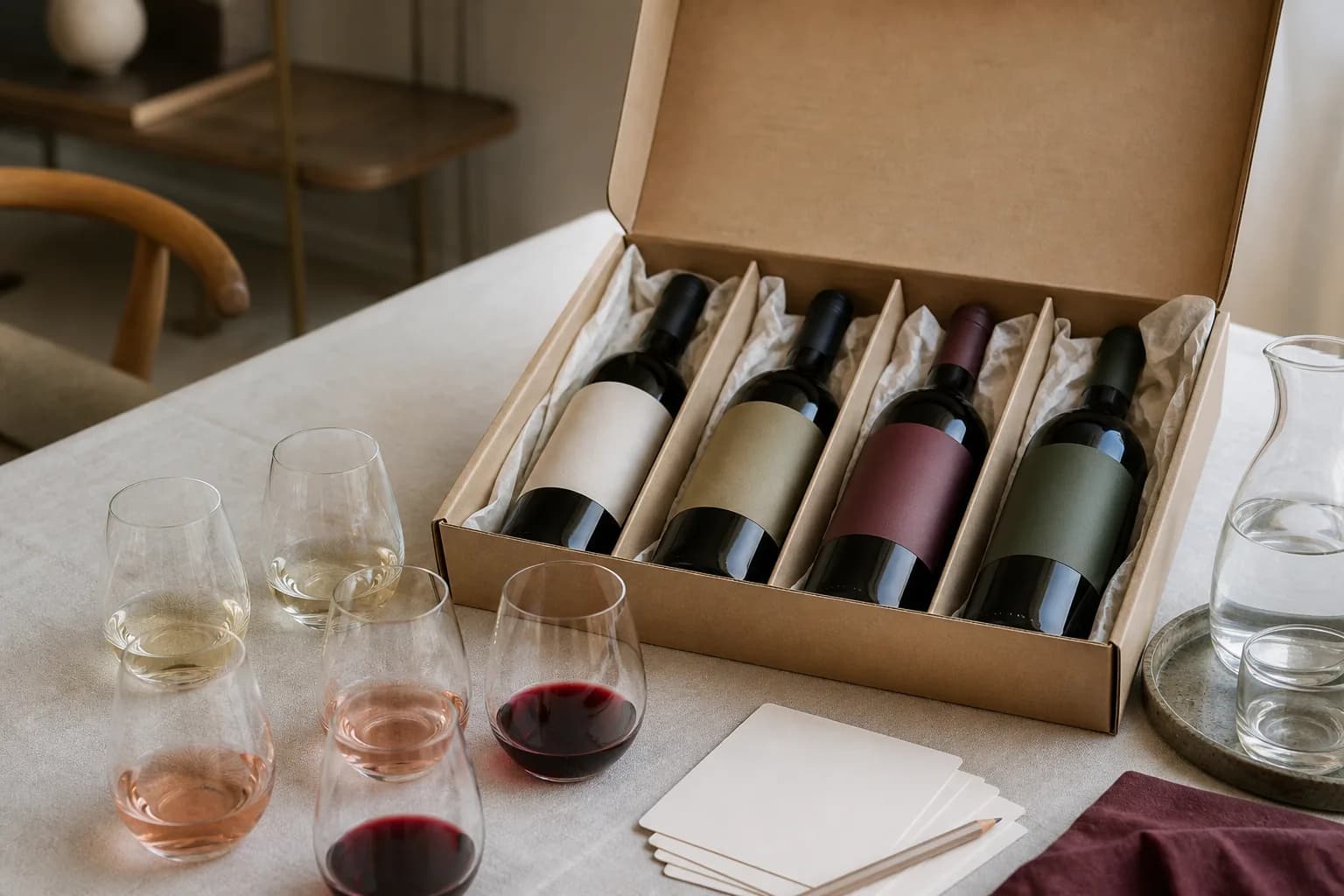 smagekasse med vin: hero curated wine box