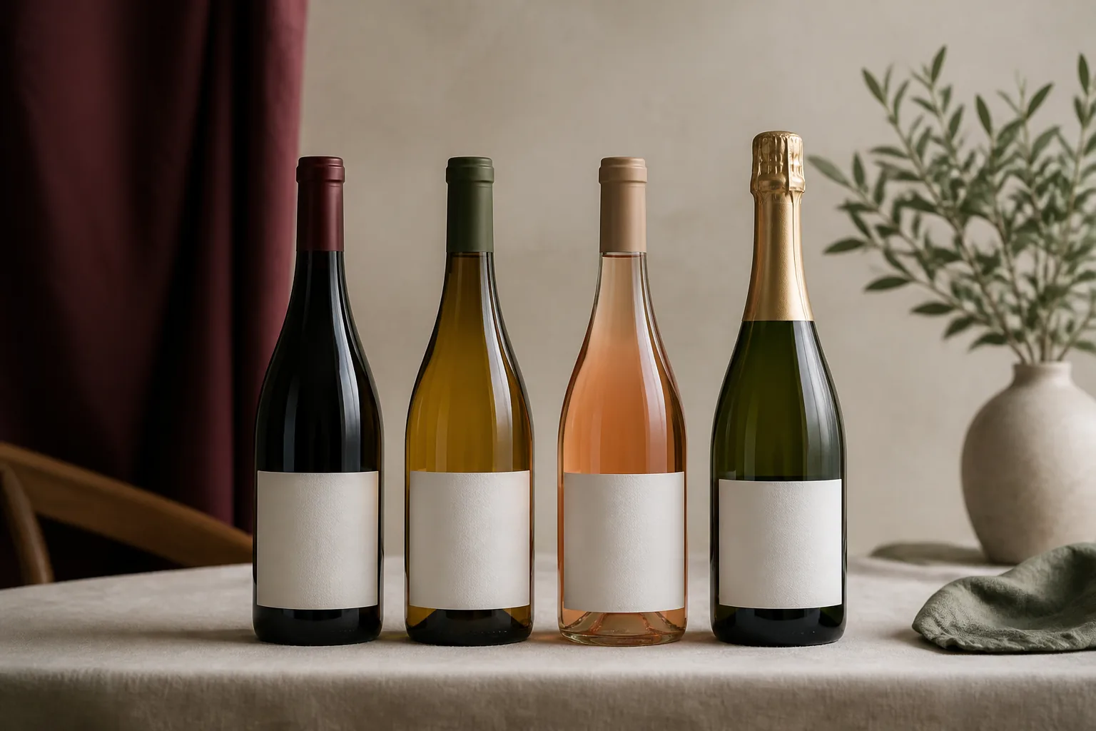 Vin på tilbud: detaljer der adskiller variant, størrelse og årgang