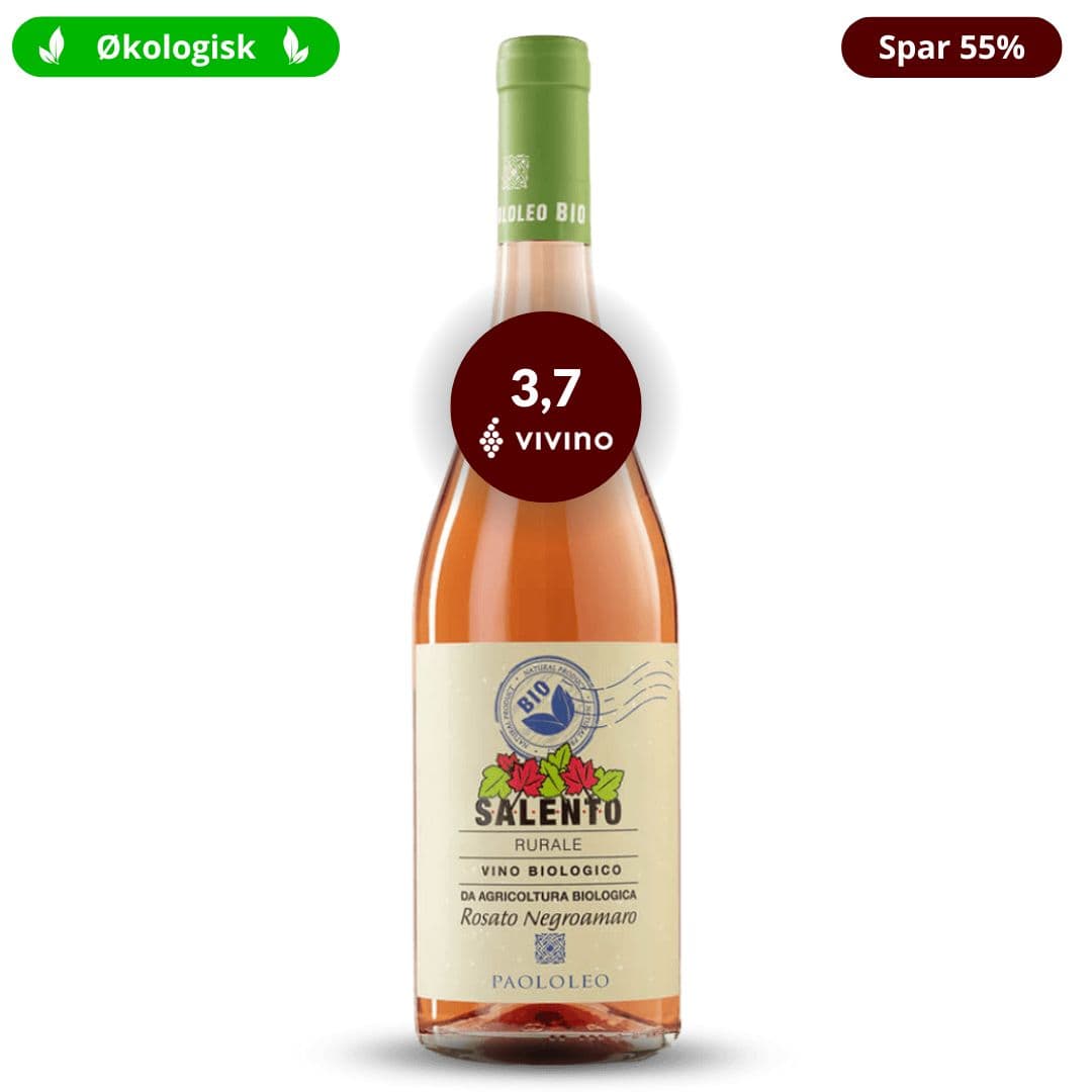 Paolo Leo Rurale Rosé 2024 - Økologisk Negroamaro rosévin, Puglia, Italien