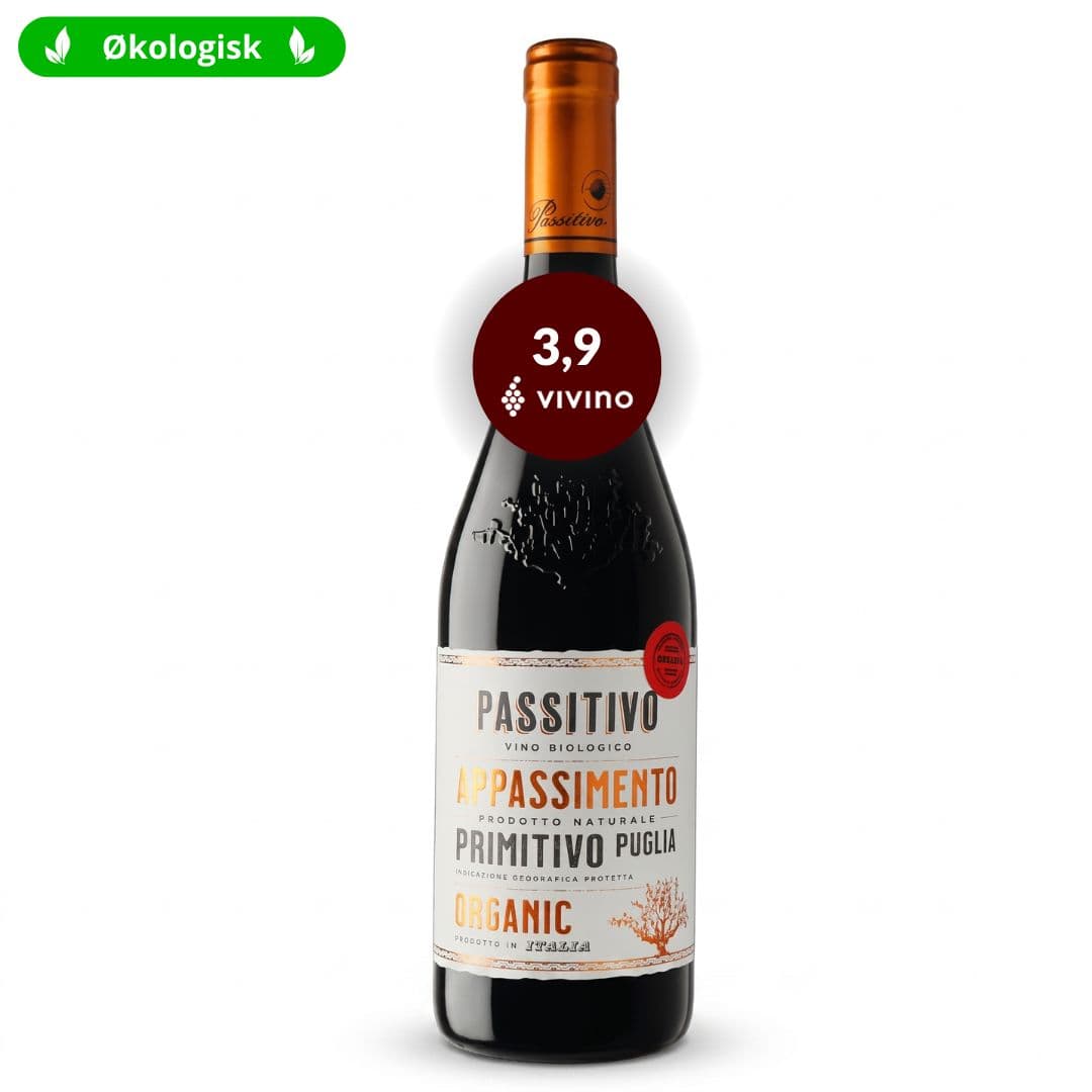 Paolo Leo Passitivo Organico Primitivo Puglia "Mini Amarone" Økologisk rødvin 2024, Puglia Italien