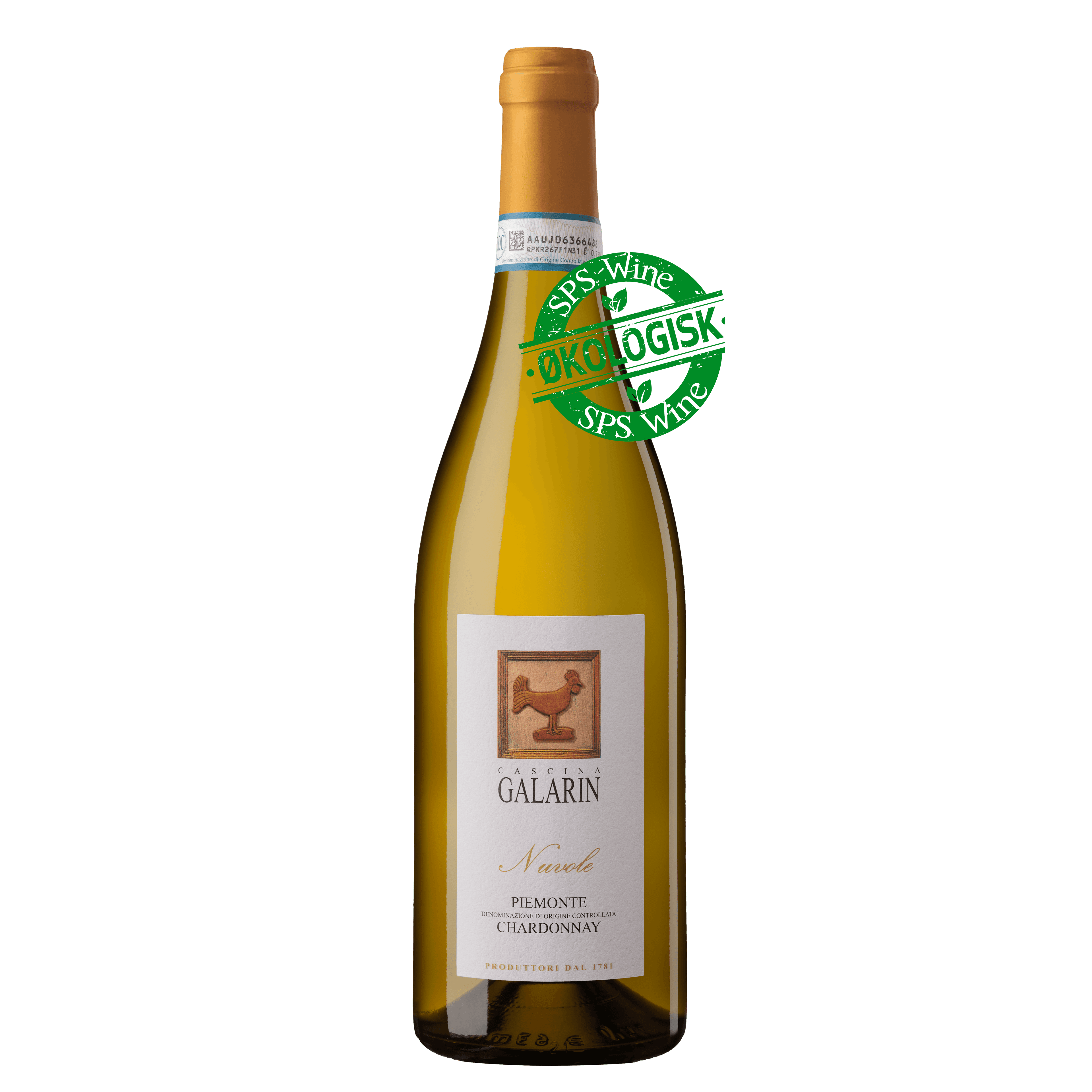 Cascina Galarin Nuvole Chardonnay Økologisk hvidvin 2025, Piemonte Italien