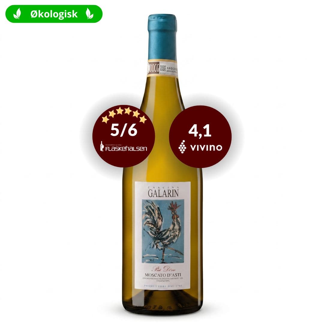 Galarin Moscato d´Asti Økologisk aperitif, Piemonte Italien