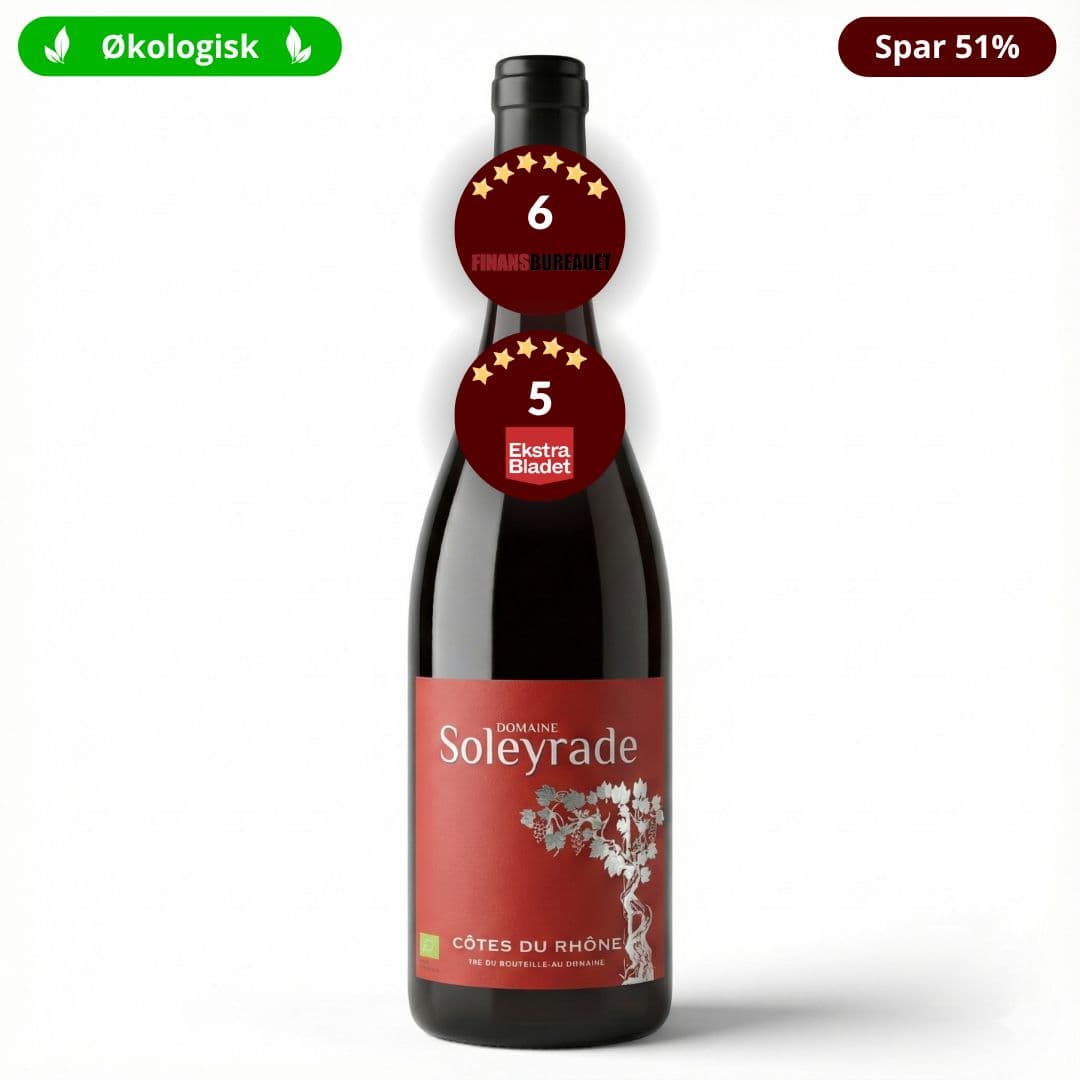 Domaine Soleyrade 2025, Côtes du Rhône - Økologisk rødvin, Grenache & Syrah