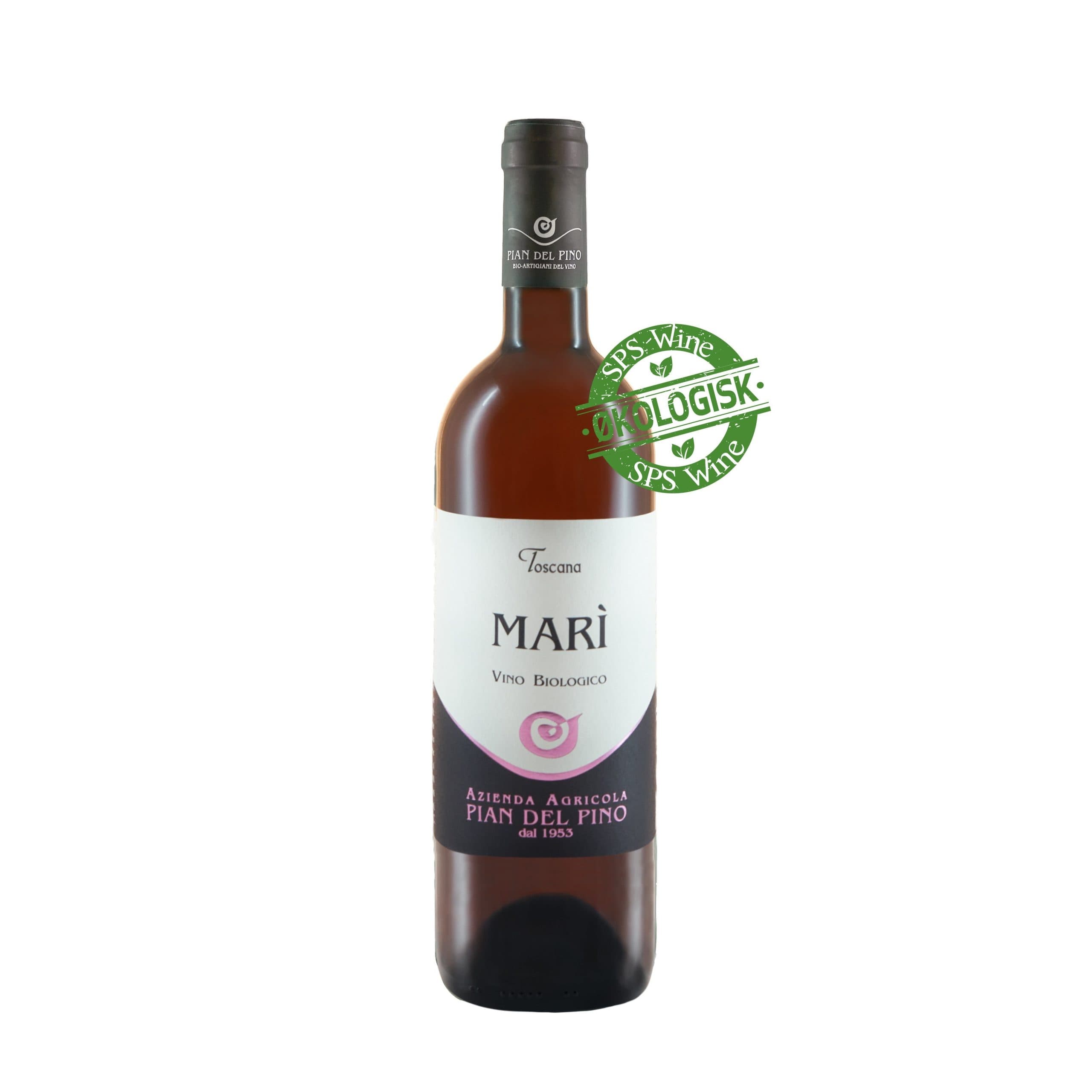 Pian del Pino, Marii, Toscana Italien, Økologisk Rosé Naturvin 2022 Nyhed