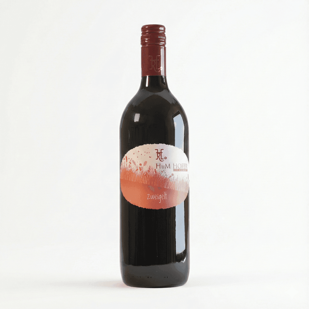 H u M Hofer Zweigelt Landwein Biodynamisk rødvin, Auerstal Østrig 1 Liter
