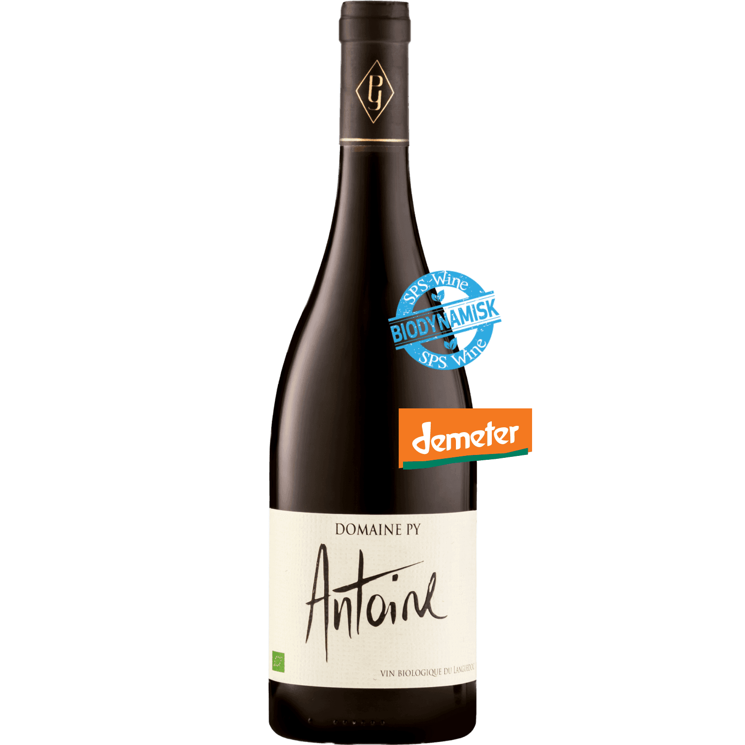Domaine Py Antoine, biodynamisk rødvin 2023, Languedoc, Frankrig
