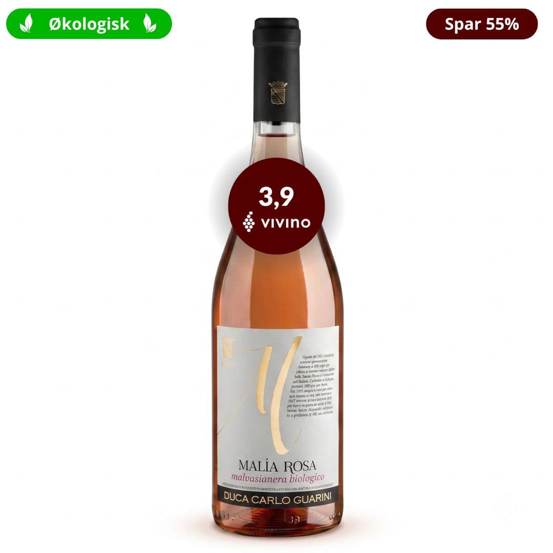 Malía Rosé 2025, Duca Carlo Guarini - Økologisk rosévin, Puglia, Italien