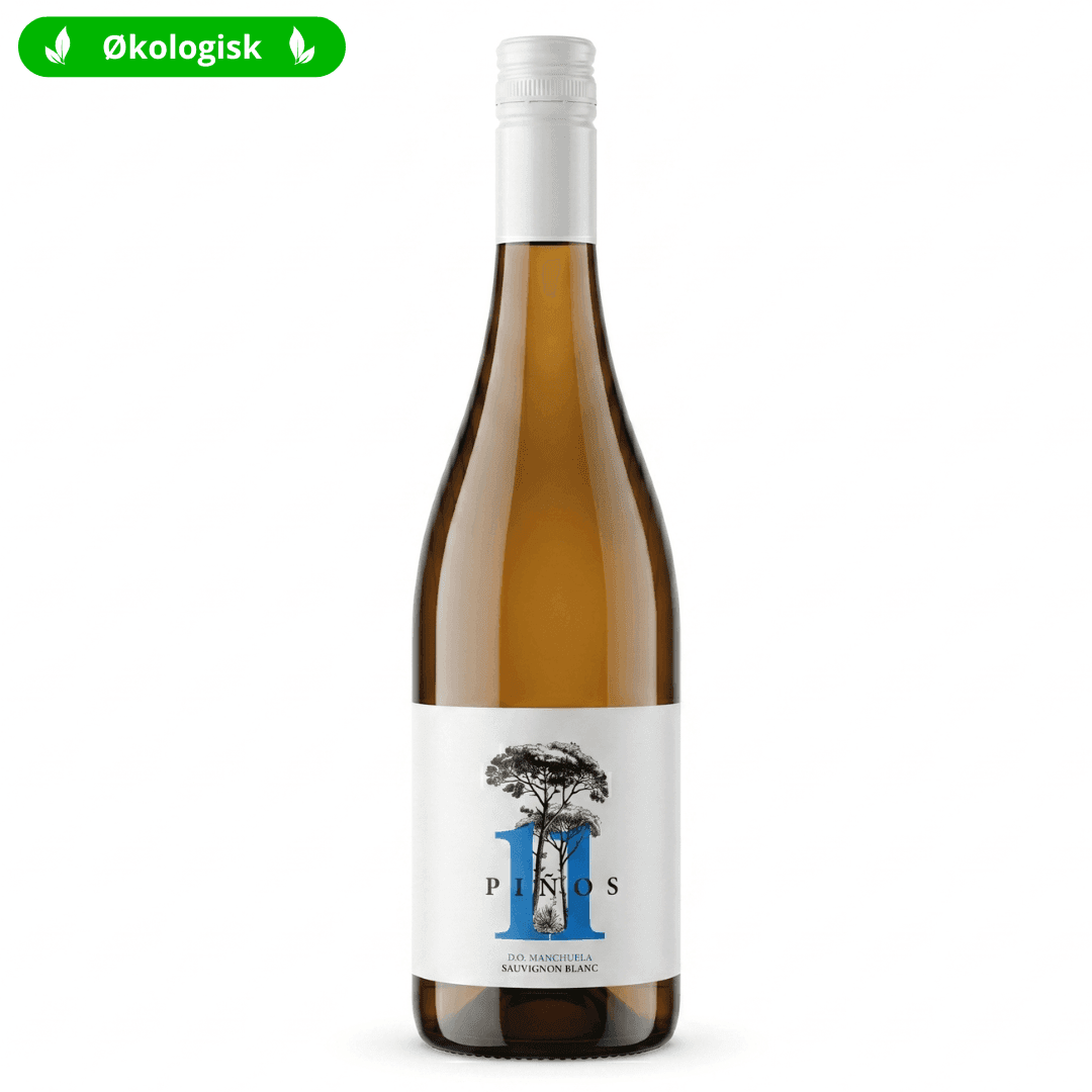 11 Pinos Sauvignon Blanc 2025 - Økologisk hvidvin, Manchuela, Spanien