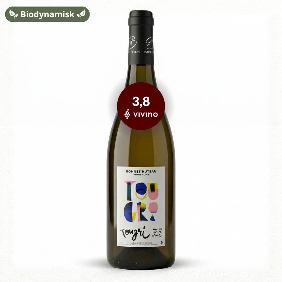 Bonnet Huteau Tougri, hvidvin, Loire Frankrig, Biodynamisk 2025