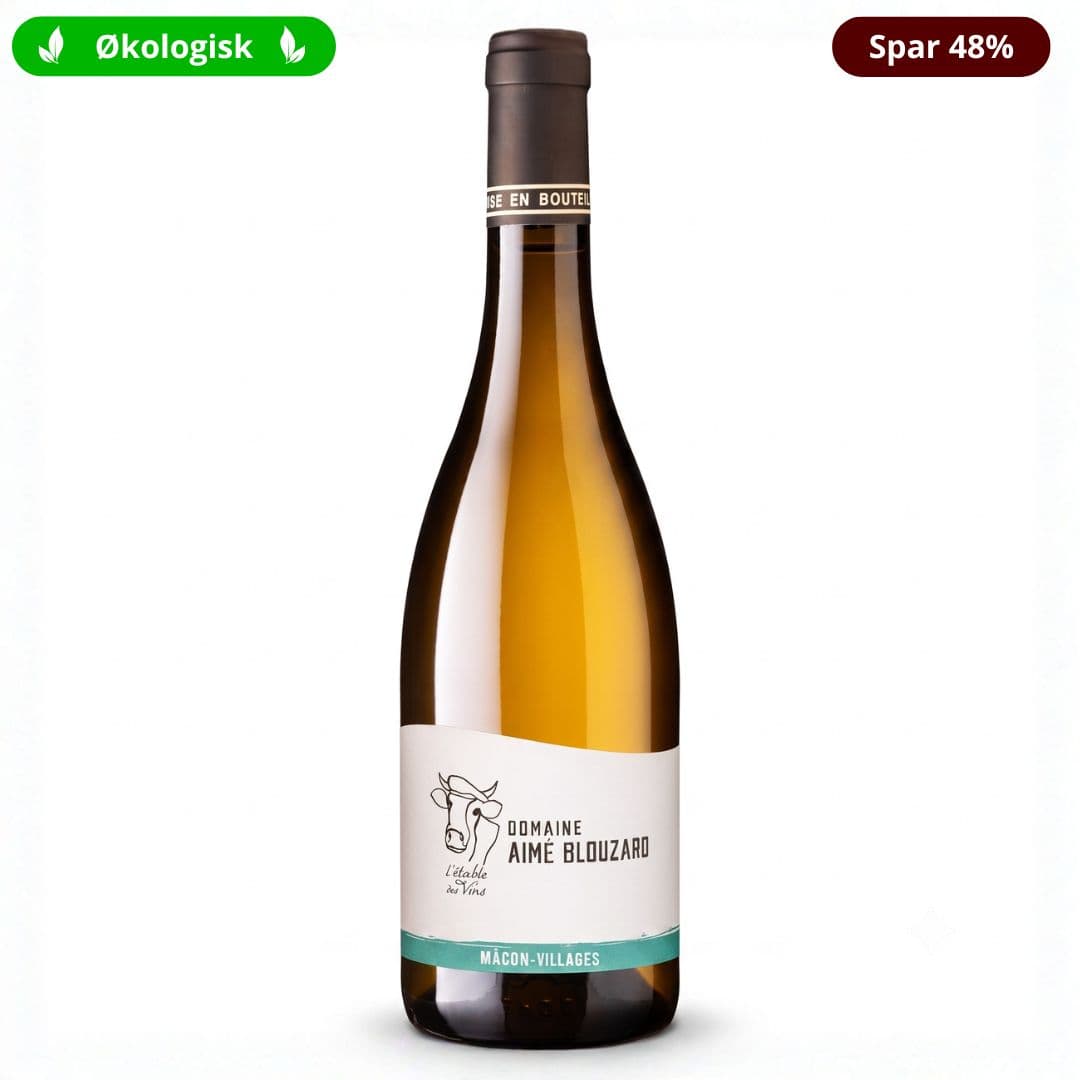 Domaine Aimé Blouzard Mâcon-Villages Blanc 2023, Økologisk Hvidvin, Mâcon-Péronne, Frankrig