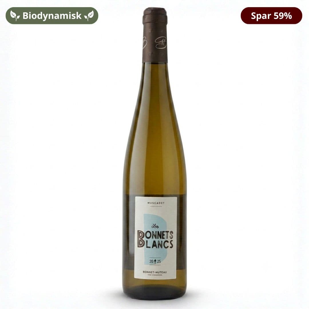 Bonnet Huteau Muscadet Les Bonnets Blancs, hvidvin, Loire Frankrig, Biodynamisk 2025