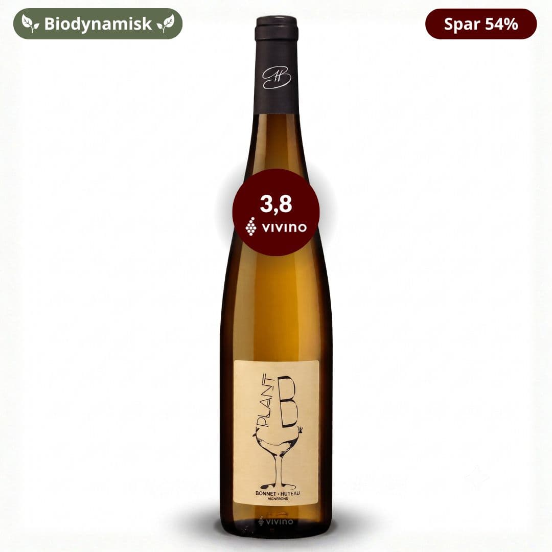 Bonnet-Huteau Plant B 2025 - Biodynamisk hvidvin uden sulfitter, Loire, Frankrig